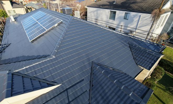 After Cement Roofrestoration
