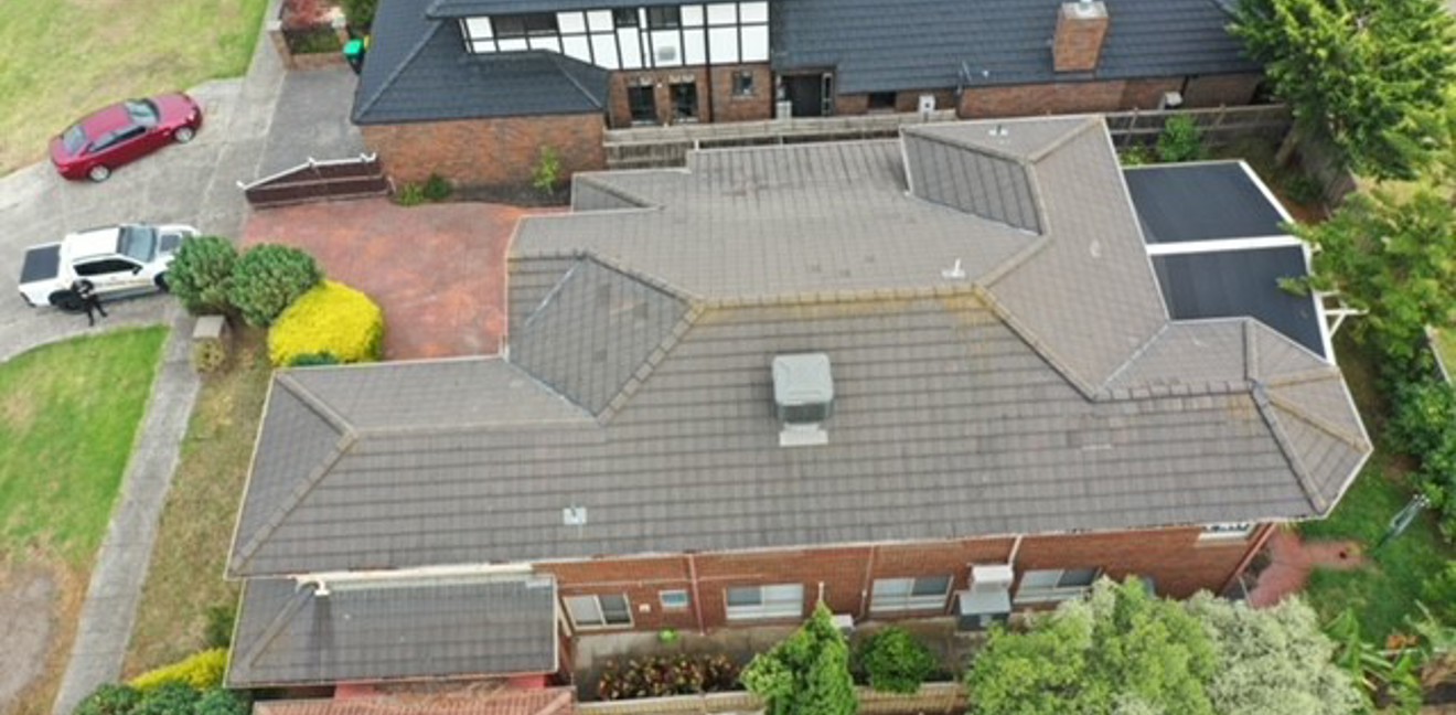 Before Roof Restoration Aspendale Gardens 2