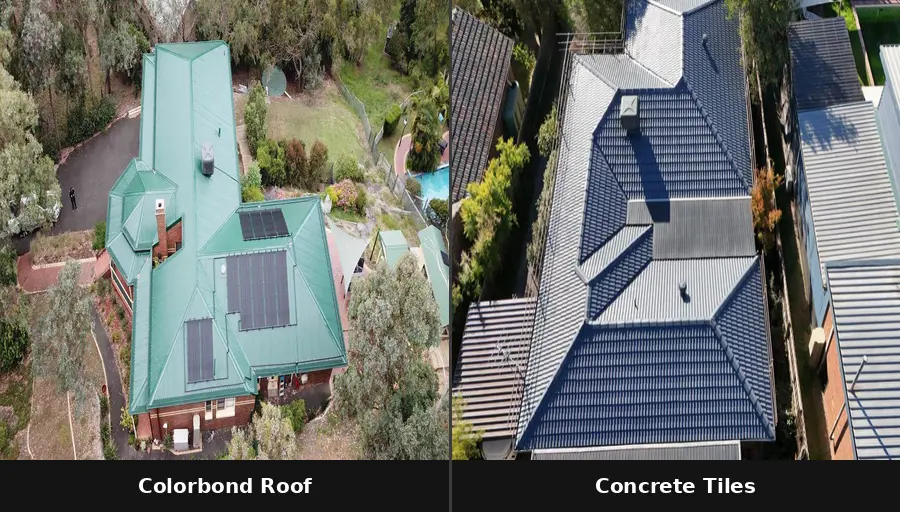 Colorbond Vs Concrete Tiles